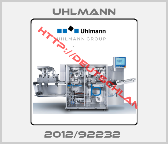 UHLMANN-2012/92232 