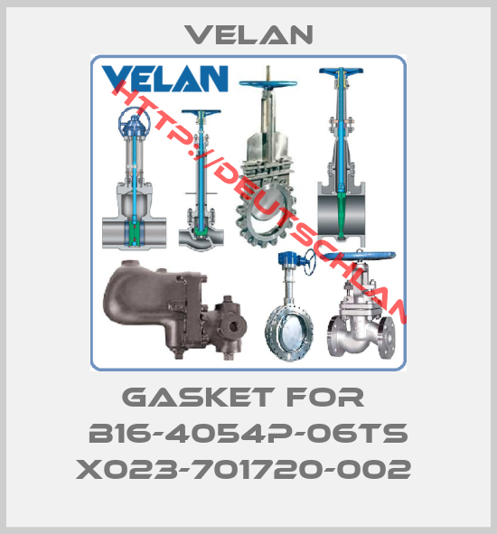 Velan-gasket for  B16-4054P-06TS X023-701720-002 