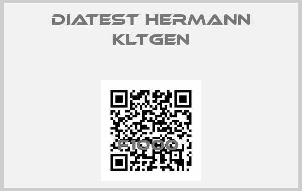Diatest Hermann Kltgen-F1000 