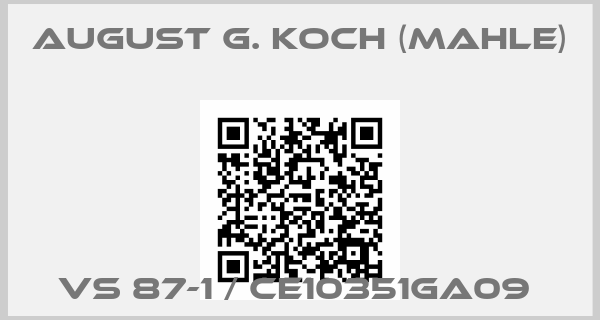 August G. Koch (Mahle)-VS 87-1 / CE10351GA09 