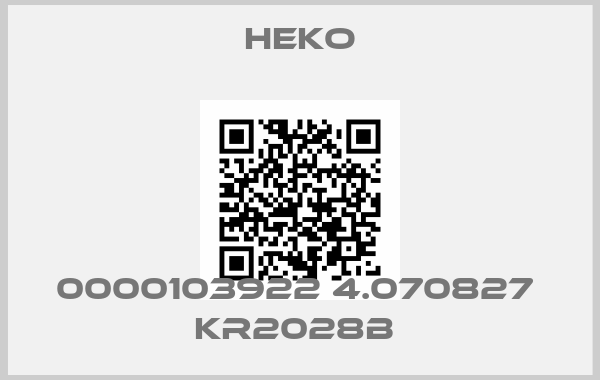HEKO-0000103922 4.070827  KR2028B 