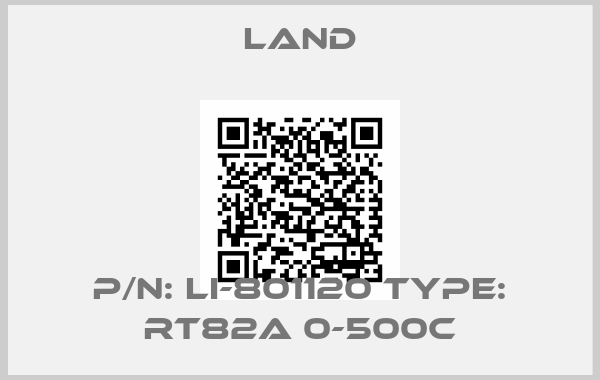Land-P/N: LI-801120 Type: RT82A 0-500C
