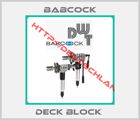 Babcock-DECK BLOCK 