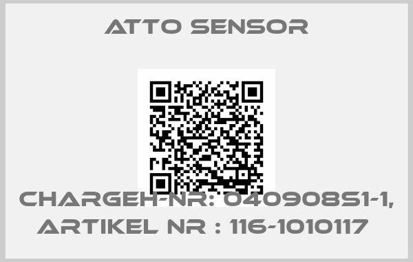Atto Sensor-Chargeh-Nr: 040908S1-1, Artikel Nr : 116-1010117 