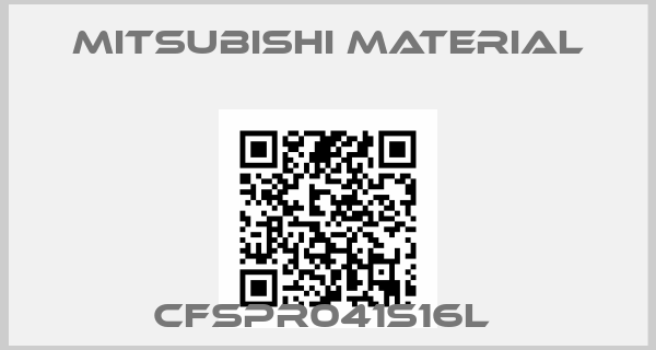 MITSUBISHI MATERIAL-CFSPR041S16L 