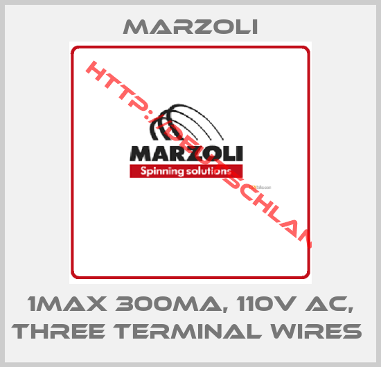 Marzoli-1MAX 300MA, 110V AC, THREE TERMINAL WIRES 