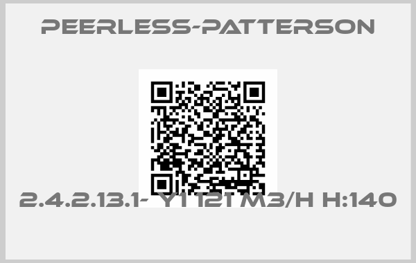 Peerless-Patterson-2.4.2.13.1- Y1 121 M3/H H:140 