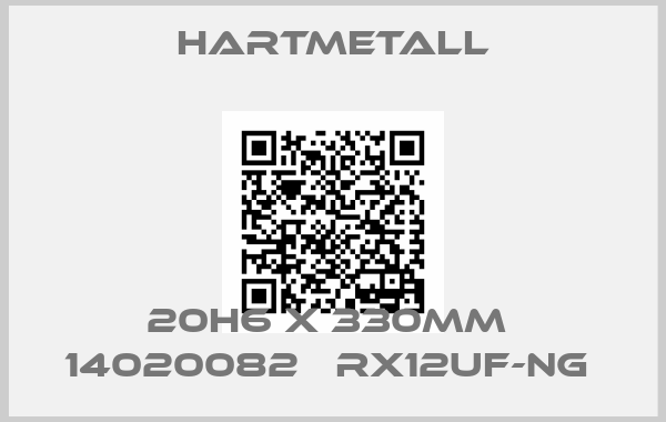 Hartmetall-20h6 x 330MM  14020082   RX12UF-NG 