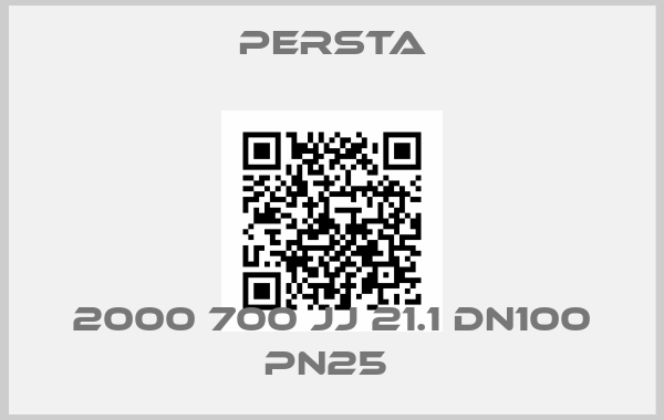 Persta-2000 700 JJ 21.1 DN100 PN25 