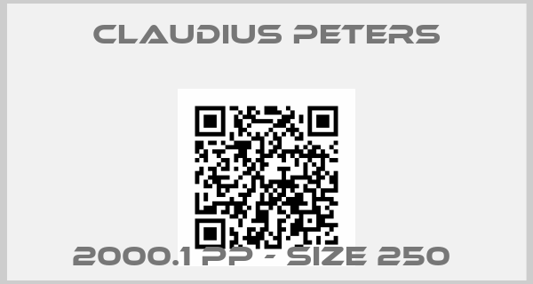 Claudius Peters-2000.1 PP - SIZE 250 