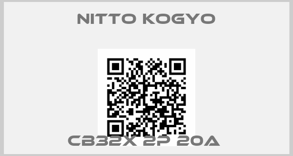 Nitto Kogyo-CB32X 2P 20A 