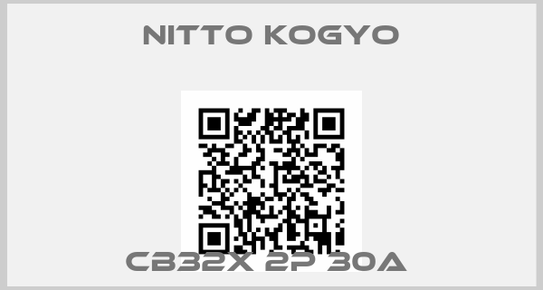 Nitto Kogyo-CB32X 2P 30A 
