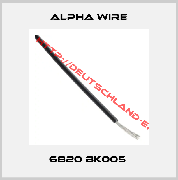 Alpha Wire-6820 BK005 