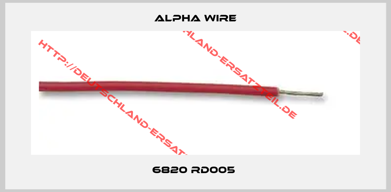 Alpha Wire-6820 RD005 
