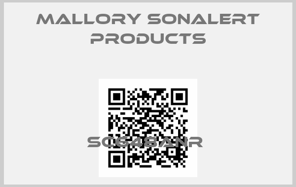 Mallory Sonalert Products-SC648ANR 