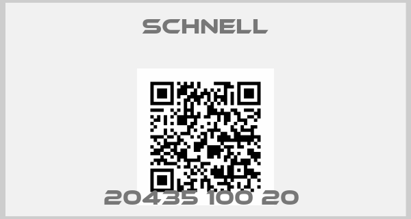 Schnell-20435 100 20 
