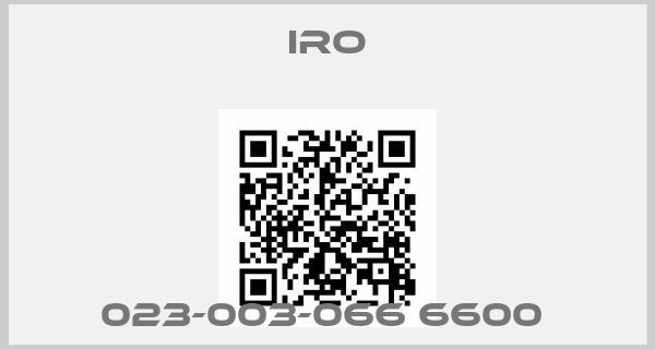 IRO-023-003-066 6600 