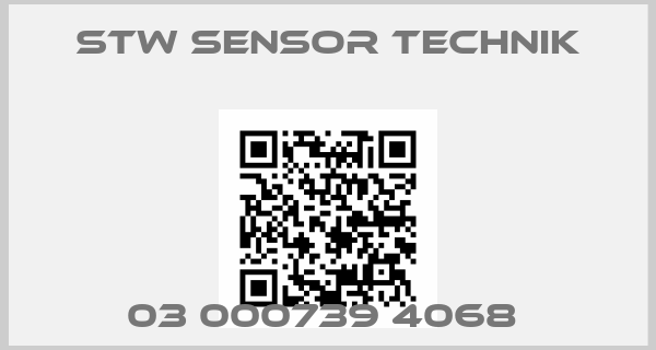 STW SENSOR TECHNIK-03 000739 4068 