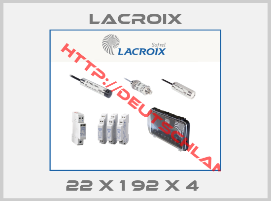 Lacroix-22 X 1 92 X 4 