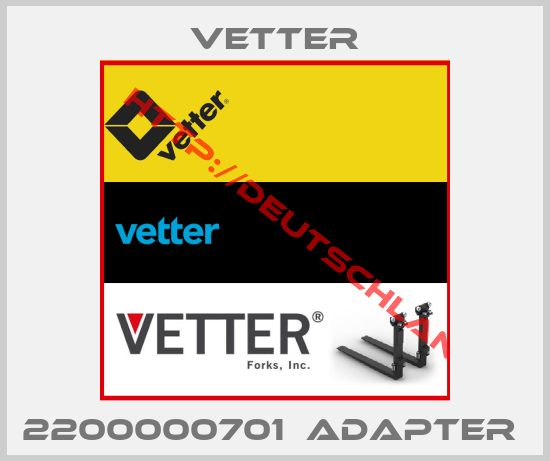 Vetter-2200000701  Adapter 