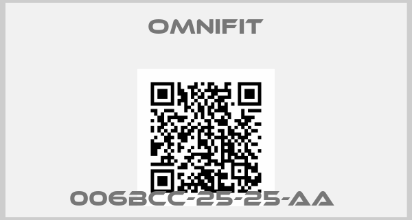 Omnifit-006BCC-25-25-AA 