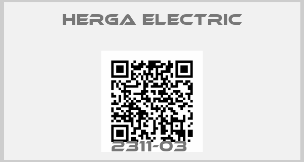 Herga Electric-2311-03 