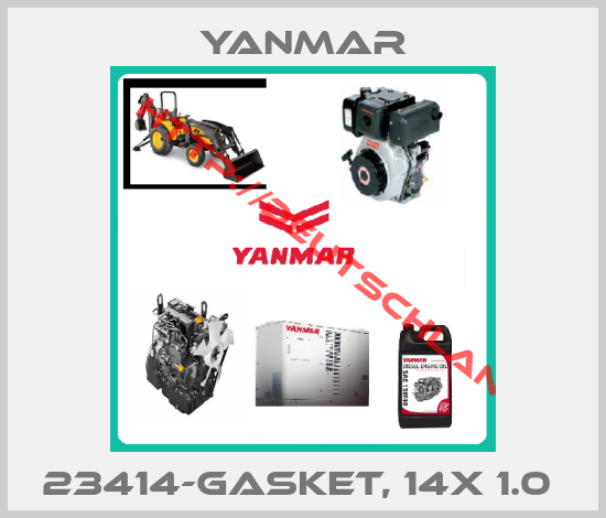 Yanmar-23414-GASKET, 14X 1.0 