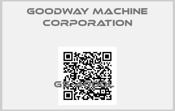 Goodway Machine Corporation-GS-4000L  
