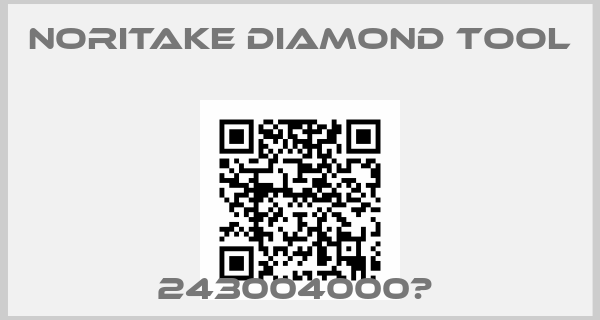 NORITAKE diamond Tool-243004000Р 