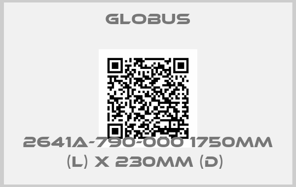 Globus-2641A-790-000 1750MM (L) X 230MM (D) 