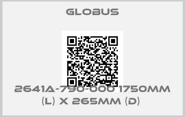 Globus-2641A-790-000 1750MM (L) X 265MM (D) 