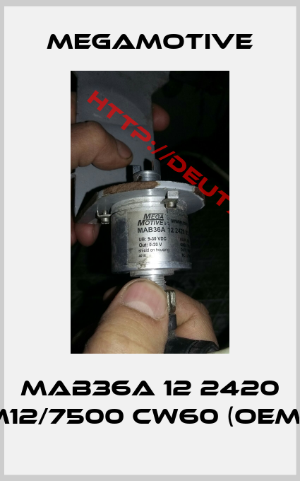 MegaMotive-MAB36A 12 2420 M12/7500 CW60 (OEM) 
