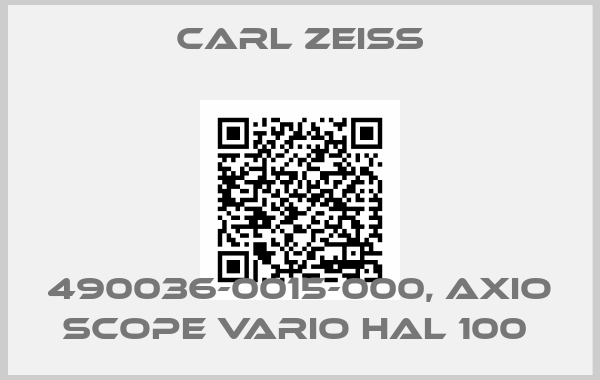 Carl Zeiss-490036-0015-000, Axio Scope Vario HAL 100 