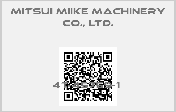 MITSUI MIIKE MACHINERY Co., Ltd.-4T-45759-1 