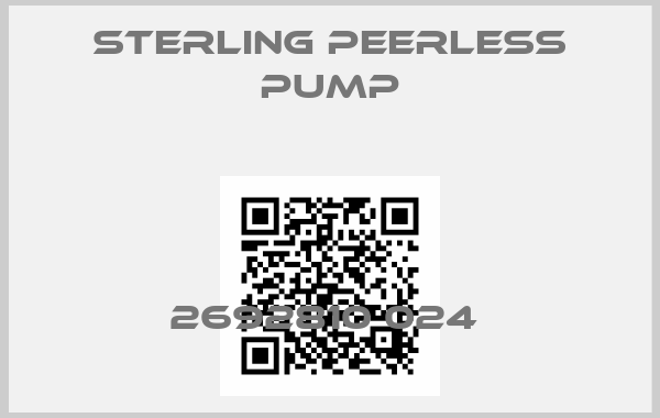 Sterling Peerless Pump-2692810 024 