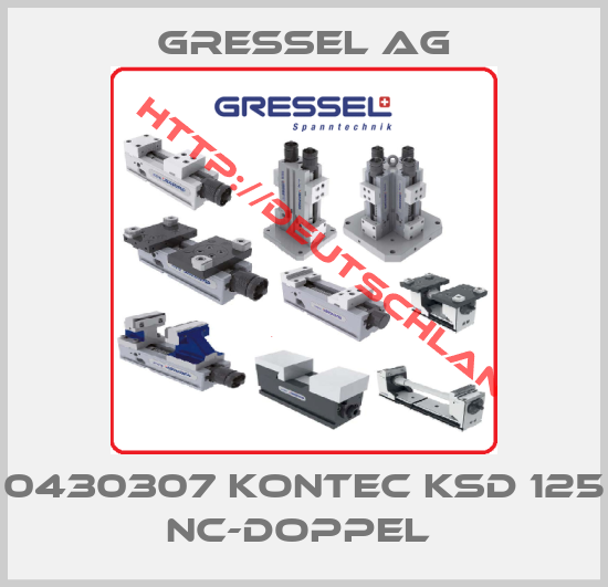 GRESSEL AG-0430307 KONTEC KSD 125 NC-DOPPEL 