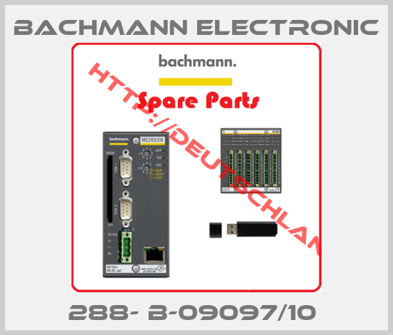 BACHMANN ELECTRONIC-288- B-09097/10 